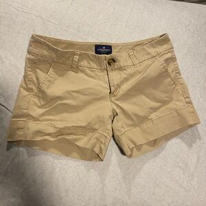 American Eagle Outfitters Women's Khaki Cargo Shorts